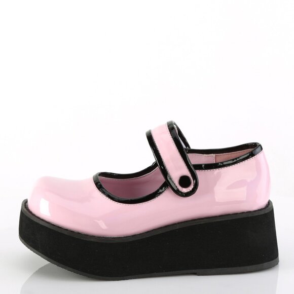 Silver Hologram Platform Mary Janes Soda Maple... | Depop Gothic Coquette Hologram Platform Mary Jane Shoes